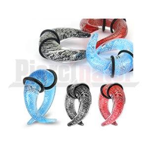 Dehnungsspirale Expander UV Glitter 3 Farben Acryl