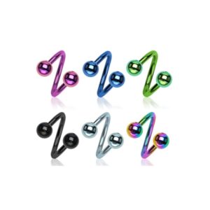 Twister Titanbeschichtet in verschiedenen Farben